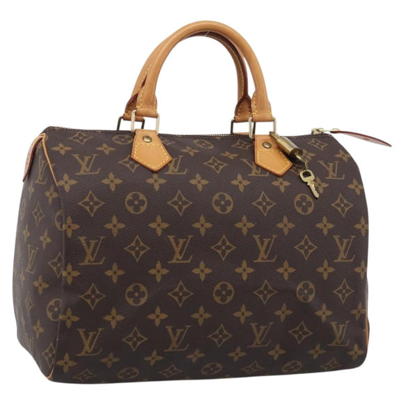 LOUIS VUITTON Monogram Speedy 30 Hand Bag M41526 LV Auth 209096V