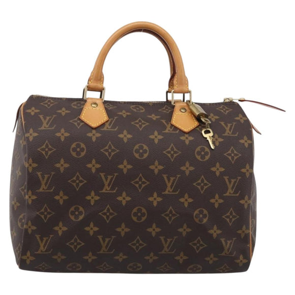 LOUIS VUITTON Monogram Speedy 30 Hand Bag M41526 LV Auth 209096V