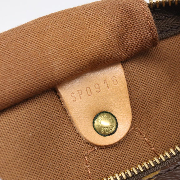LOUIS VUITTON Monogram Speedy 30 Hand Bag M41526 LV Auth 209096V