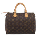 LOUIS VUITTON Monogram Speedy 30 Hand Bag M41526 LV Auth 209096V-3