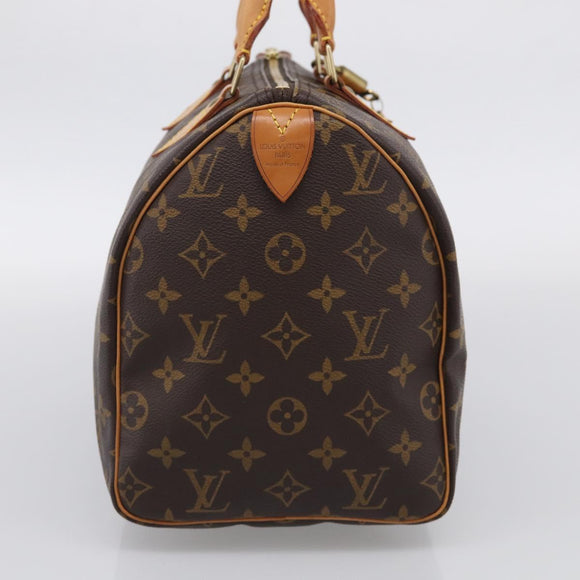 LOUIS VUITTON Monogram Speedy 30 Hand Bag M41526 LV Auth 209096V