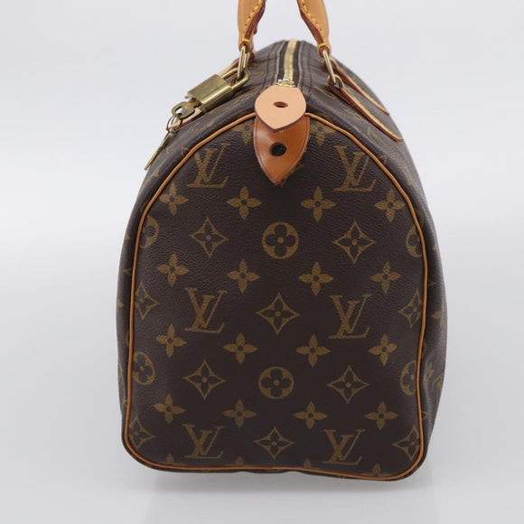 LOUIS VUITTON Monogram Speedy 30 Hand Bag M41526 LV Auth 209096V