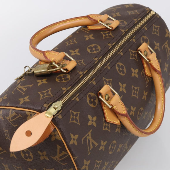LOUIS VUITTON Monogram Speedy 30 Hand Bag M41526 LV Auth 209096V