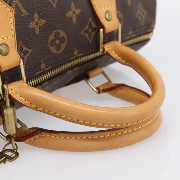 LOUIS VUITTON Monogram Speedy 30 Hand Bag M41526 LV Auth 209096V