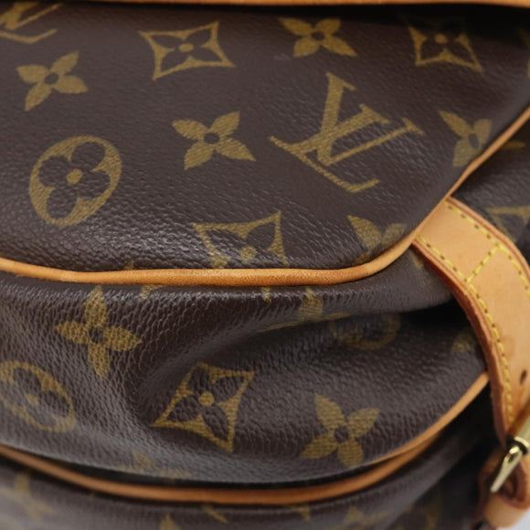 LOUIS VUITTON Monogram Saumur 30 Shoulder Bag M42256 LV Auth 209097V