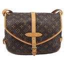 LOUIS VUITTON Monogram Saumur 30 Shoulder Bag M42256 LV Auth 209097V-2