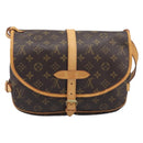 LOUIS VUITTON Monogram Saumur 30 Shoulder Bag M42256 LV Auth 209097V-3
