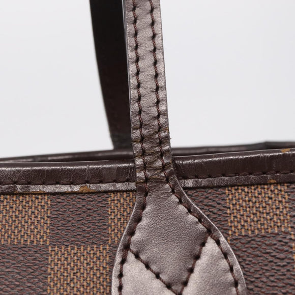 LOUIS VUITTON Damier Ebene Neverfull PM Tote Bag N51109 LV Auth 209099