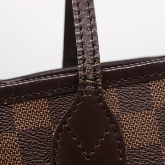 LOUIS VUITTON Damier Ebene Neverfull PM Tote Bag N51109 LV Auth 209099