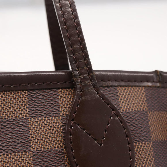 LOUIS VUITTON Damier Ebene Neverfull PM Tote Bag N51109 LV Auth 209099