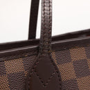 LOUIS VUITTON Damier Ebene Neverfull PM Tote Bag N51109 LV Auth 209099-17