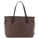 LOUIS VUITTON Damier Ebene Neverfull PM Tote Bag N51109 LV Auth 209099-2