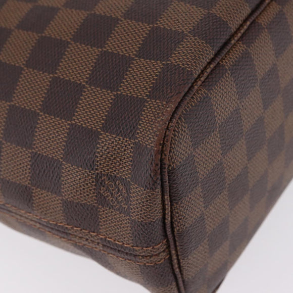 LOUIS VUITTON Damier Ebene Neverfull PM Tote Bag N51109 LV Auth 209099