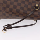 LOUIS VUITTON Damier Ebene Neverfull PM Tote Bag N51109 LV Auth 209099-25