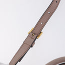 Miu Miu Hand Bag Leather 2way Beige Gold Tone Auth 209104-12