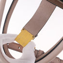 Miu Miu Hand Bag Leather 2way Beige Gold Tone Auth 209104-24