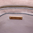 Miu Miu Hand Bag Leather 2way Beige Gold Tone Auth 209104-25