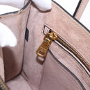 Miu Miu Hand Bag Leather 2way Beige Gold Tone Auth 209104-29