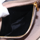 Miu Miu Hand Bag Leather 2way Beige Gold Tone Auth 209104-30