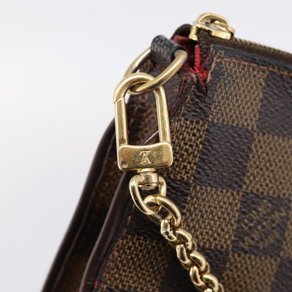 LOUIS VUITTON Damier Ebene Sophie Shoulder Bag N51135 LV Auth 209108