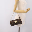 LOUIS VUITTON Damier Ebene Sophie Shoulder Bag N51135 LV Auth 209108-22