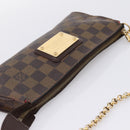 LOUIS VUITTON Damier Ebene Sophie Shoulder Bag N51135 LV Auth 209108-6