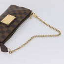 LOUIS VUITTON Damier Ebene Sophie Shoulder Bag N51135 LV Auth 209108-7