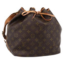 LOUIS VUITTON Monogram Petit Noe Shoulder Bag M42226 LV Auth 209109-1