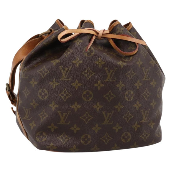 LOUIS VUITTON Monogram Petit Noe Shoulder Bag M42226 LV Auth 209109