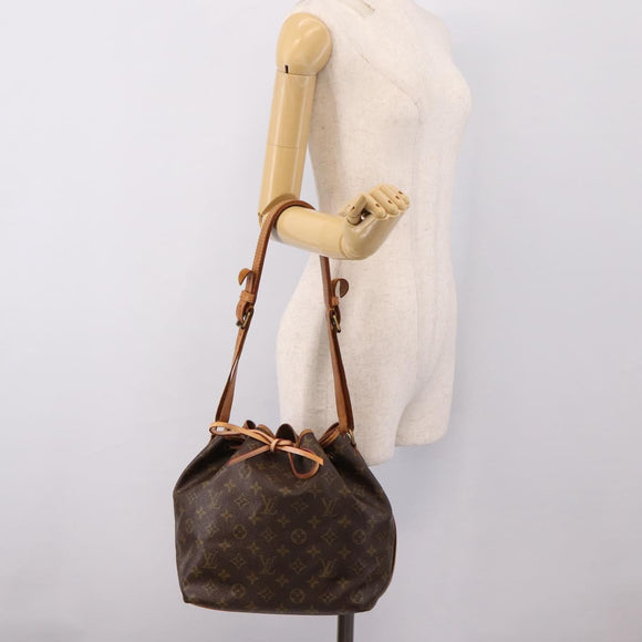 LOUIS VUITTON Monogram Petit Noe Shoulder Bag M42226 LV Auth 209109