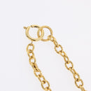 CHANEL Necklace Metal Gold CC Auth 209116V-7