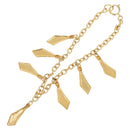 CHANEL Necklace Metal Gold CC Auth 209116V-8