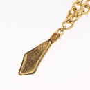 CHANEL Necklace Metal Gold CC Auth 209116V-9
