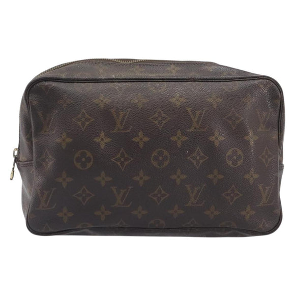 LOUIS VUITTON Monogram Trousse Toilette 28 Clutch Bag M47522 LV Auth 209124