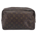 LOUIS VUITTON Monogram Trousse Toilette 28 Clutch Bag M47522 LV Auth 209124-3