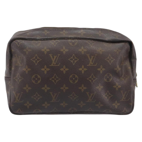 LOUIS VUITTON Monogram Trousse Toilette 28 Clutch Bag M47522 LV Auth 209124
