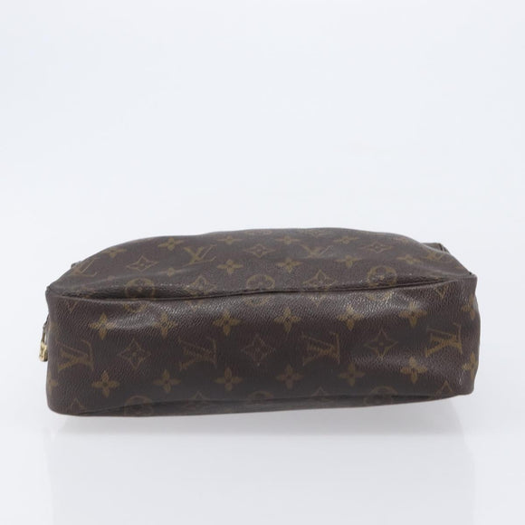 LOUIS VUITTON Monogram Trousse Toilette 28 Clutch Bag M47522 LV Auth 209124
