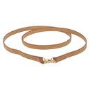 LOUIS VUITTON Vachetta leather Strap Beige Gold Tone LV Auth 209128A-2