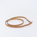 LOUIS VUITTON Vachetta leather Strap Beige Gold Tone LV Auth 209128A-5