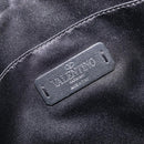 Valentino Clutch Bag Leather Brown Silver Auth 209130-16