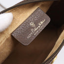 GUCCI GG Supreme Web Sherry Line Shoulder Bag PVC Beige 56 02 088 Auth 209137-16