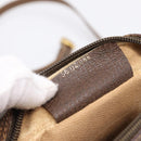 GUCCI GG Supreme Web Sherry Line Shoulder Bag PVC Beige 56 02 088 Auth 209137-21
