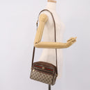 GUCCI GG Supreme Web Sherry Line Shoulder Bag PVC Beige 56 02 088 Auth 209137-22