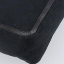 GUCCI GG Canvas Tote Bag Black Gold Tone 146247 Auth 209139-13