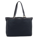 GUCCI GG Canvas Tote Bag Black Gold Tone 146247 Auth 209139-3