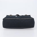 GUCCI GG Canvas Tote Bag Black Gold Tone 146247 Auth 209139-9