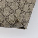 GUCCI GG Supreme Shoulder Bag PVC Brown Gold Tone 223666 Auth 209141-13