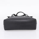 GUCCI Hand Bag Leather Black Silver 002 2123 0451 Auth 209143-11