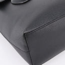 GUCCI Hand Bag Leather Black Silver 002 2123 0451 Auth 209143-13