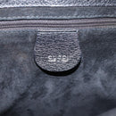 GUCCI Hand Bag Leather Black Silver 002 2123 0451 Auth 209143-18